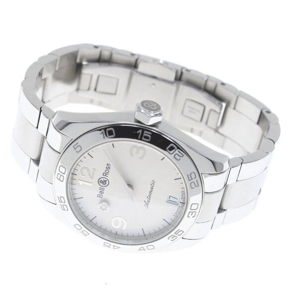 Bell&Ross Mystery diamond 215 Date Silver Dial Automatic Ladies Watch - Picture 2 of 6